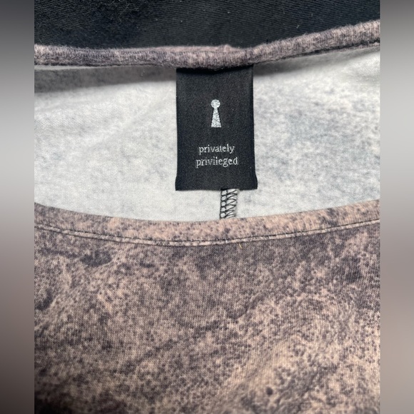 Privately privileged grey tiedye fringe dress - Picture 2 of 8